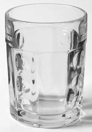 Old Sandwich Clear 8 Oz Flat Tumbler