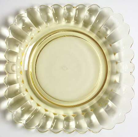 Old Sandwich Yellow 7" Square Plate