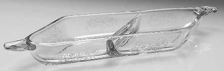 Olympiad (Stem #3411) 13" Oblong 2 Part Relish
