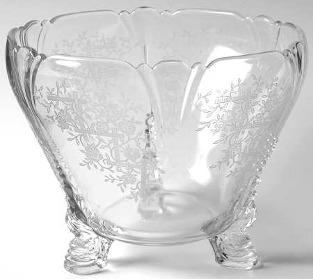 Olympiad (Stem #3411) 7" Dolphin 3 Toed Nasturtium Bowl