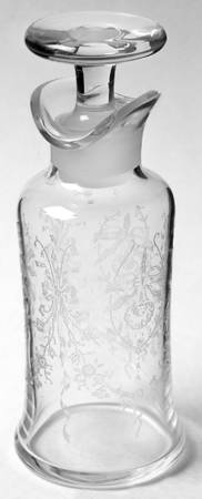 Orchid Salad Dressing Bottle & Stopper