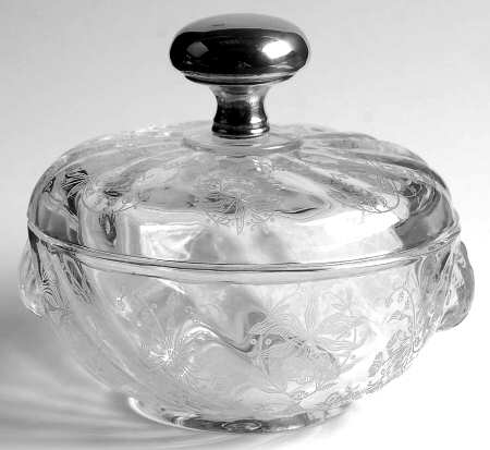 Orchid Chocolate W/Sterling Finial