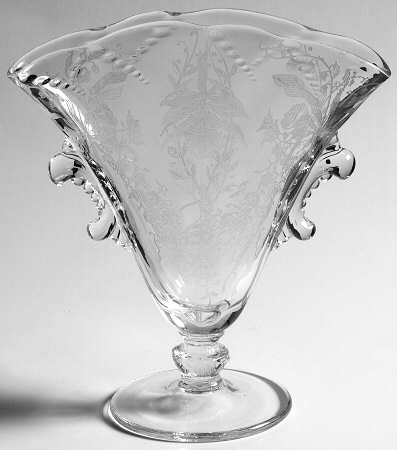 Orchid Small Fan Vase by Heisey