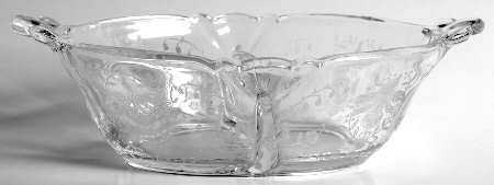Orchid 6" Divided Oval Dressing Bowl