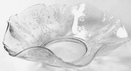Orchid Sunburst Floral Bowl