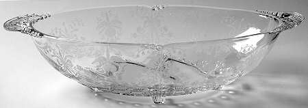 Orchid Oval Bowl
