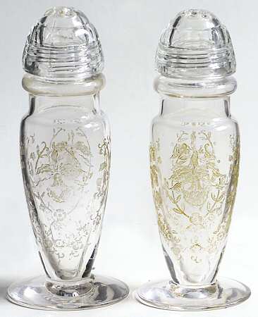 Orchid Shaker Set with Glass Lids