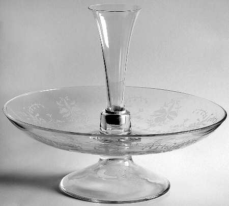 Orchid Epergne Bowl