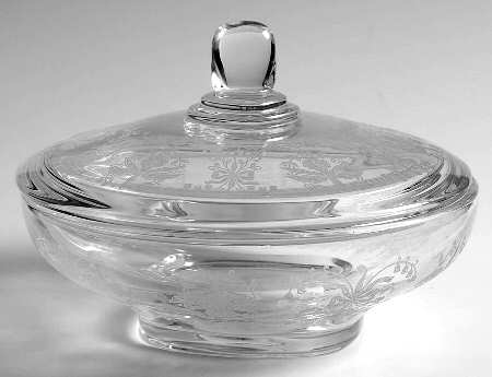 Orchid Candy Dish & Lid