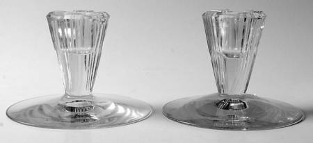 Parallel Quarter (Set of 2) Single Light Candlestick