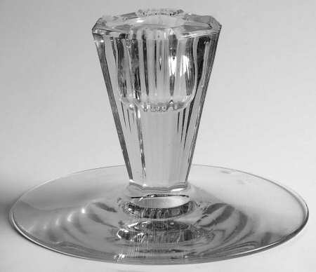 Parallel Quarter Single Light Candlestick by Heisey