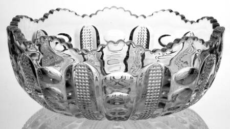 Punty & Diamond Point 7" Round Bowl