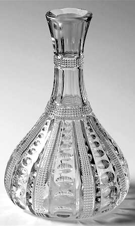 Punty & Diamond Point Decanter No Stopper