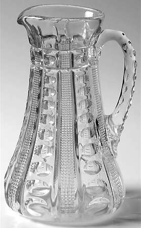 Punty & Diamond Point Claret Jug