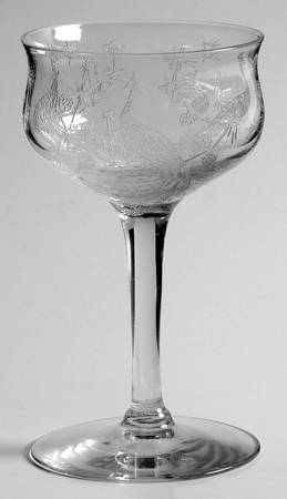 Peacock Clear Liquor Cocktail