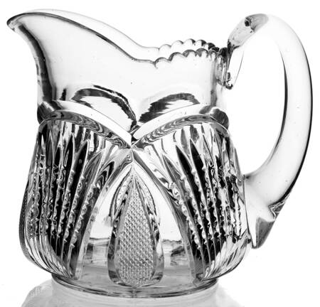 Pineapple and Fan Clear 36 Oz Jug