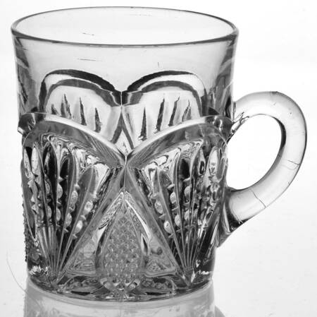 Pineapple and Fan Clear Mug