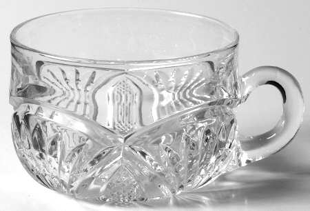 Pineapple and Fan Clear Punch Cup