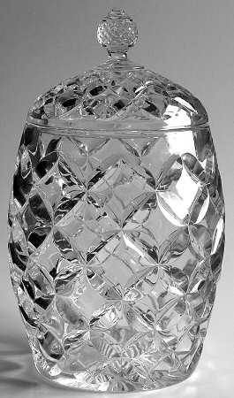 Pillows (Stem #325) Cracker Jar & Lid