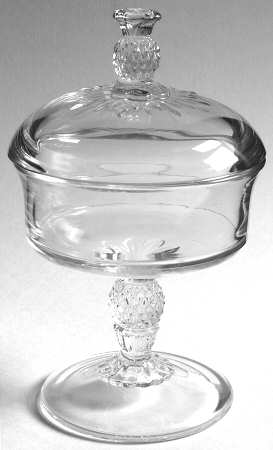 Plantation Pressed Comport & Lid