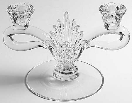 Plantation Pressed Double Light Candlestick