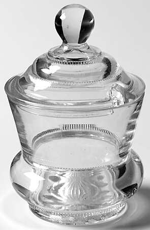 Plain Band Clear Mustard & Lid