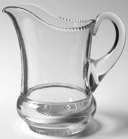 Plain Band Clear 40 Oz Pitcher