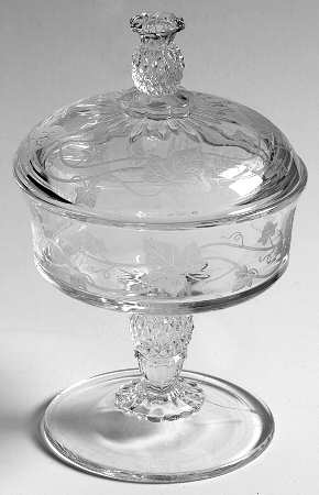 Plantation Ivy Compote & Lid