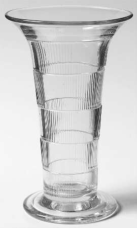 Pleat & Panel 7" Flared Vase