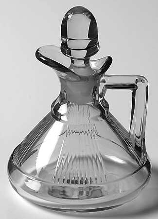 Pleat & Panel Cruet & Stopper