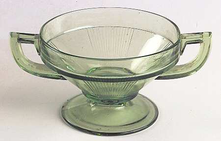 Pleat and Panel Moongleam Green Open Sugar