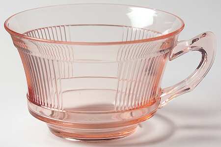 Pleat and Panel Flamingo Pink Cup Only
