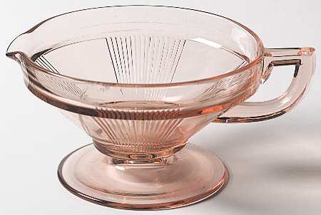 Pleat and Panel Flamingo Pink Creamer