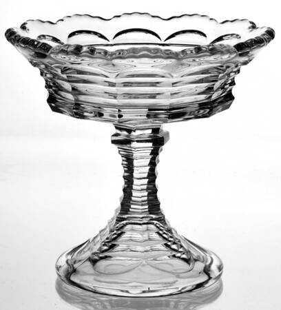Prison Stripes Round Compote (Height X Width)