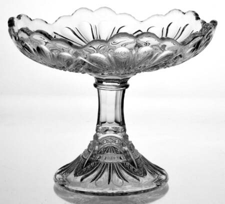 Prince of Wales, Plumes Round Compote (Height X Width)