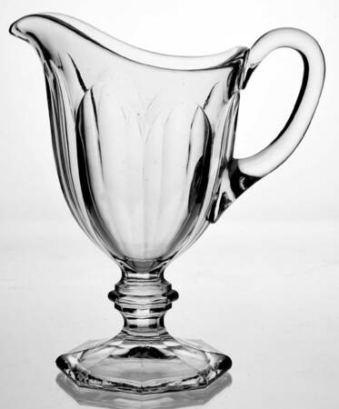 Puritan Clear (Colonial) Footed Creamer