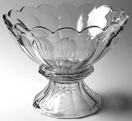 Puritan Clear (Colonial) Punch Bowl with Stand