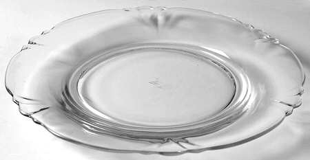 Queen Anne Clear (Line 1509) Luncheon Plate
