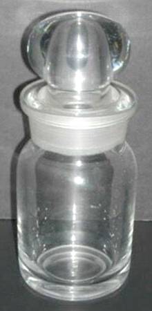 Revere Clear (Non Optic) Horseradish Jar & Lid