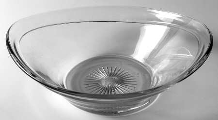 Revere Clear (Non Optic) 9" Large Fruit Bowl