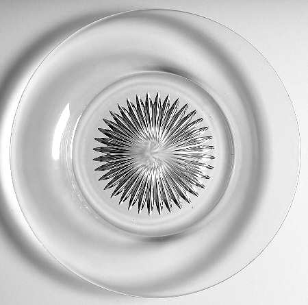 Revere Clear (Non Optic) Luncheon Plate