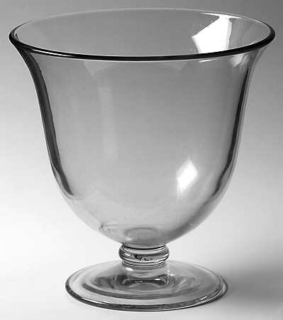 Revere Clear (Non Optic) 8" Small Footed Punch Bowl