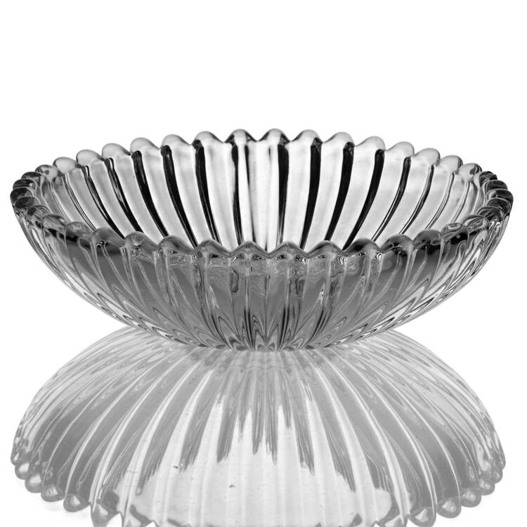 Ridgeleigh (Heavy Pressed Patt) Round Puff Box No Lid