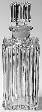 Ridgeleigh (Heavy Pressed Patt) Rye Decanter & Stopper