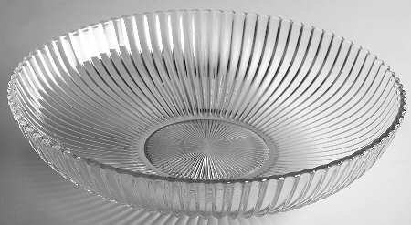 Ridgeleigh (Heavy Pressed Patt) 11" Floral Bowl