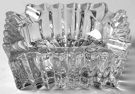 Ridgeleigh (Heavy Pressed Patt) 2" Square Ashtray