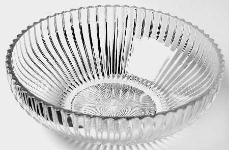 Ridgeleigh (Heavy Pressed Patt) 8" Large Fruit Bowl