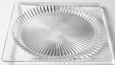Ridgeleigh (Heavy Pressed Patt) 8" Square Plate