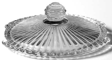 Ridgeleigh (Heavy Pressed Patt) Lid for Lemon Dish