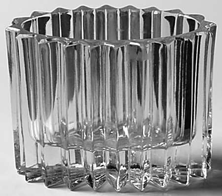 Ridgeleigh (Heavy Pressed Patt) (2 Piece) Square Cigarette Holder & Oval Ashtray